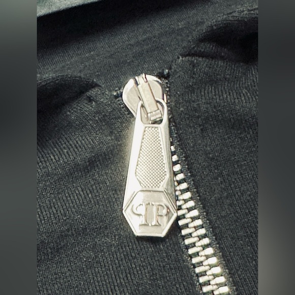 👨🏻‍💼 Philipp Plein 💀 Men’s Black Hoodie - Picture 7 of 11